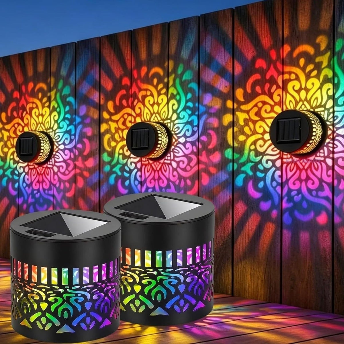 Decorative Solar Mandala Lights