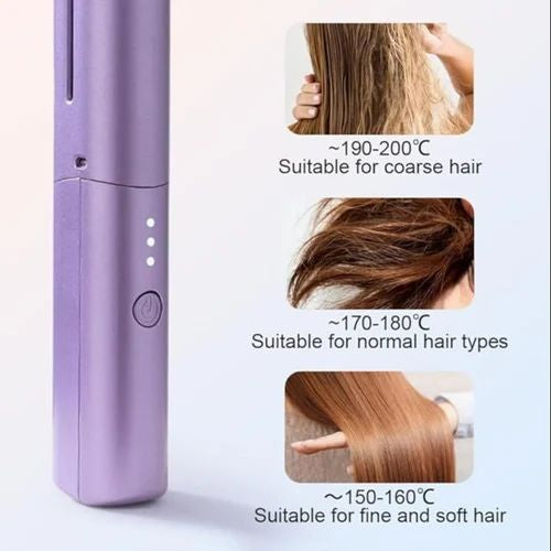 Mobile Heat Comb, Portable Cordless Hair Straightener